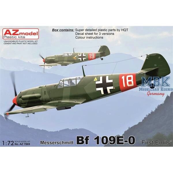 AZ Models AZM7869 Messerschmitt Bf 109E-0  First Emils 