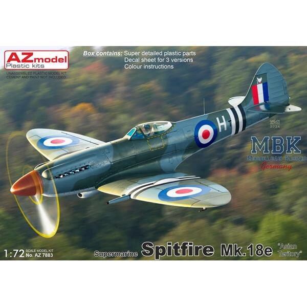 AZ Models AZM7883 Supermarine Spitfire Mk.18e  Asian Territory 