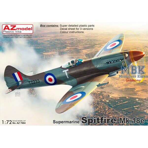 AZ Models AZM7884 Supermarine Spitfire Mk.18e