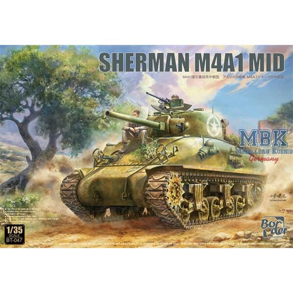 BORDER MODEL BT-047 Sherman M4A1 mid