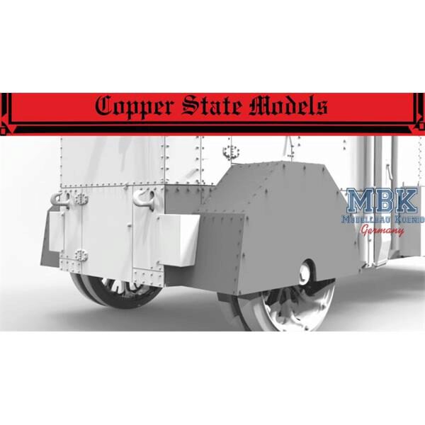 Copper State Models CSM-A35020 Ehrhardt rear fenders, early type