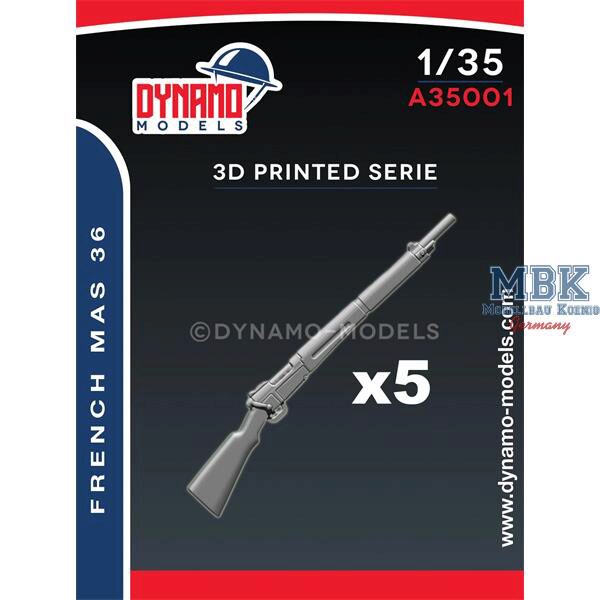 Dynamo Models DYM-A35001 MAS 36 - Set of 5 guns