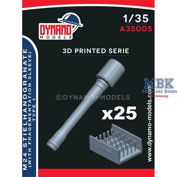 Dynamo Models DYM-A35005 M24 Stielhandgranate smooth fragmentation sleeve