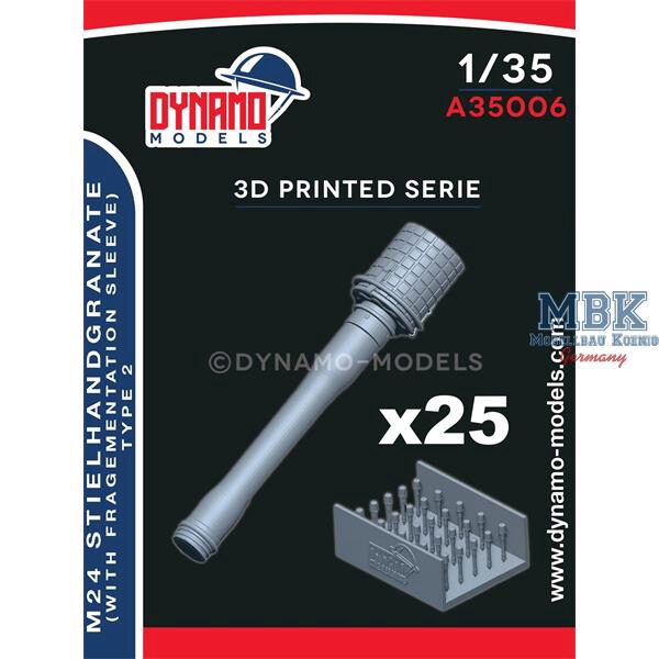 Dynamo Models DYM-A35006 M24 Stielhandgranate square fragmentation sleeve