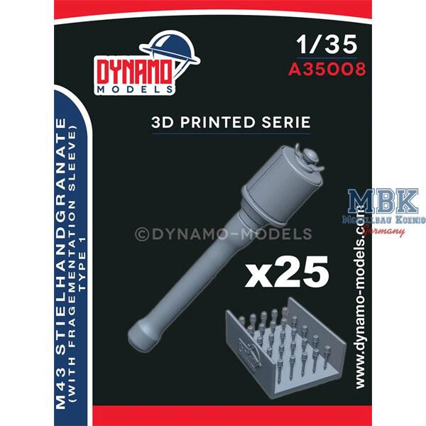 Dynamo Models DYM-A35008 M43 Stielhandgranate smooth fragmentation sleeve