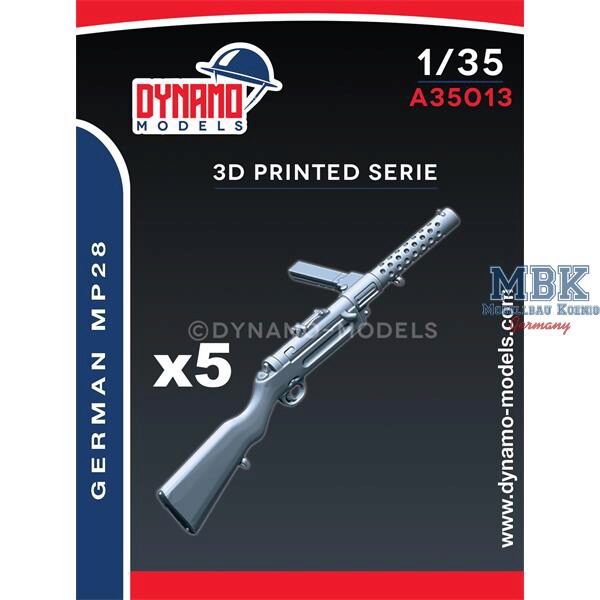 Dynamo Models DYM-A35013 Maschinenpistole MP28 - Set of 5 guns