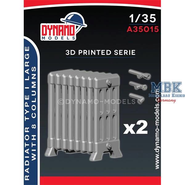 Dynamo Models DYM-A35015 Radiator Type I – Large With 8 Columns