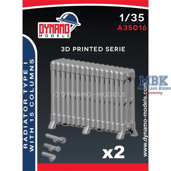 Dynamo Models DYM-A35016 Radiator Type I – With 15 Columns