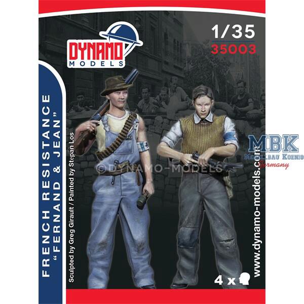 Dynamo Models DYM35003 Vive la France - French resistance set