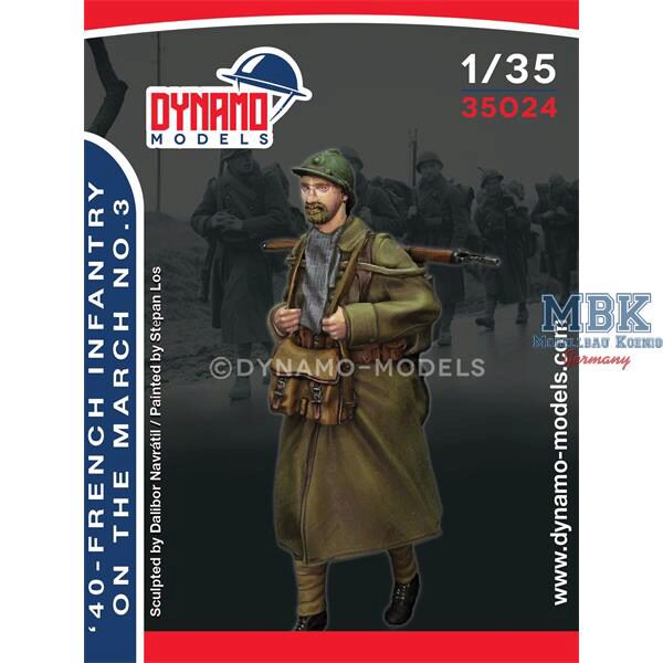 Dynamo Models DYM35024 1940 - French infantry on the march 3