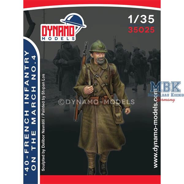 Dynamo Models DYM35025 1940 - French infantry on the march 4