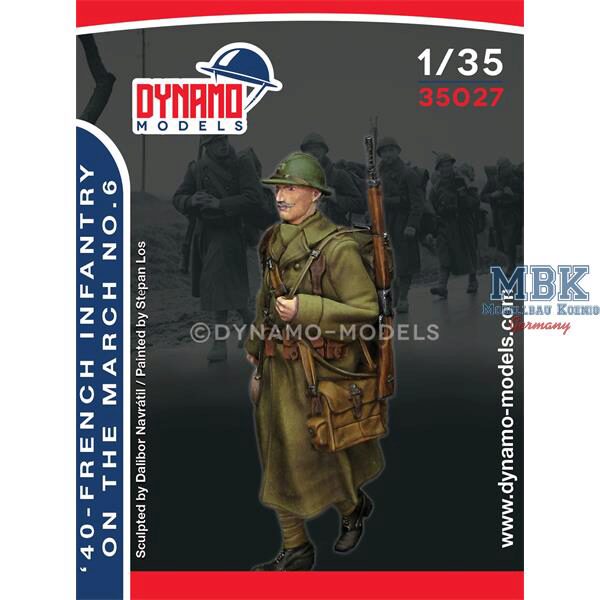 Dynamo Models DYM35027 1940 - French infantry on the march 6