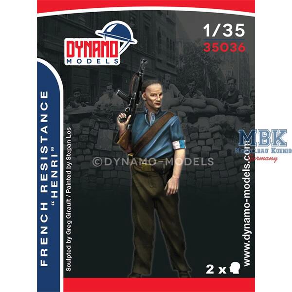 Dynamo Models DYM35036 Vive la France - French resistance  Henri 