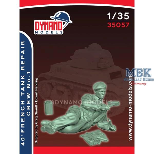 Dynamo Models DYM35057 40’ French Tank Repair Crew No.1