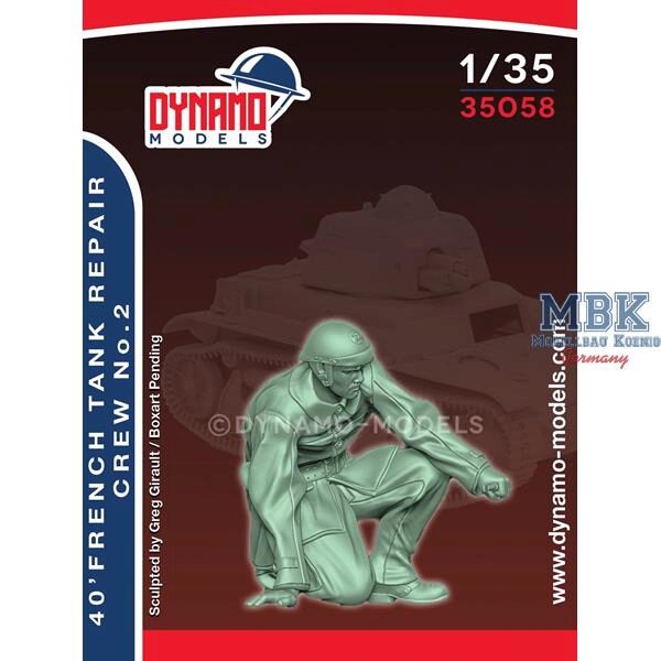 Dynamo Models DYM35058 40’ French Tank Repair Crew No.2