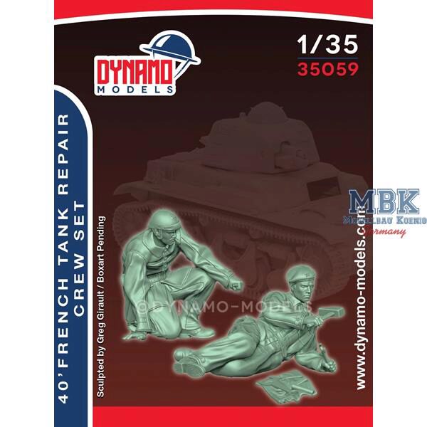 Dynamo Models DYM35059 40’ French Tank Repair Crew Set