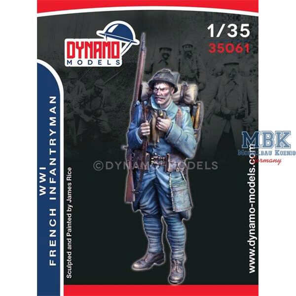 Dynamo Models DYM35061 WWI French Infantryman With Pipe