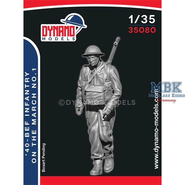 Dynamo Models DYM35080 40’ BEF Infantryman Marching No.1