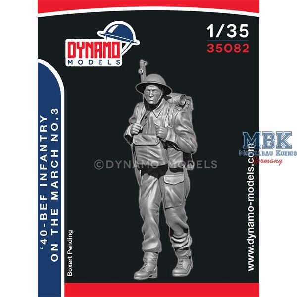 Dynamo Models DYM35082 40’ BEF Infantryman Marching No.3