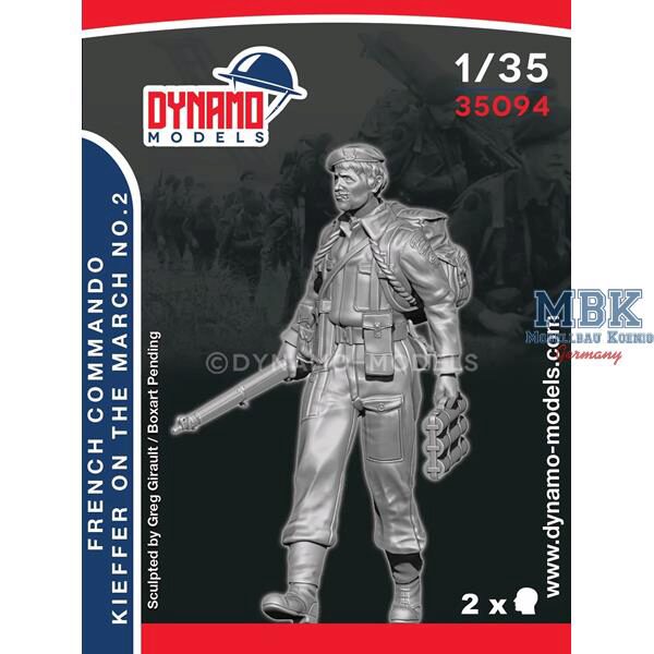 Dynamo Models DYM35094 French Commando Kieffer Marching No.2