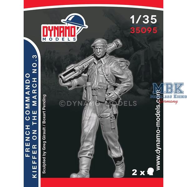 Dynamo Models DYM35095 French Commando Kieffer Marching No.3