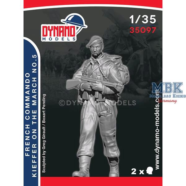 Dynamo Models DYM35097 French Commando Kieffer Marching No.5