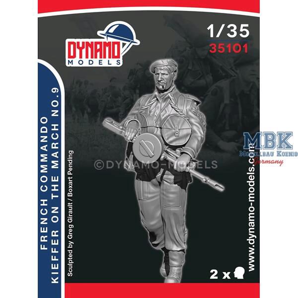 Dynamo Models DYM35101 French Commando Kieffer Marching No.9