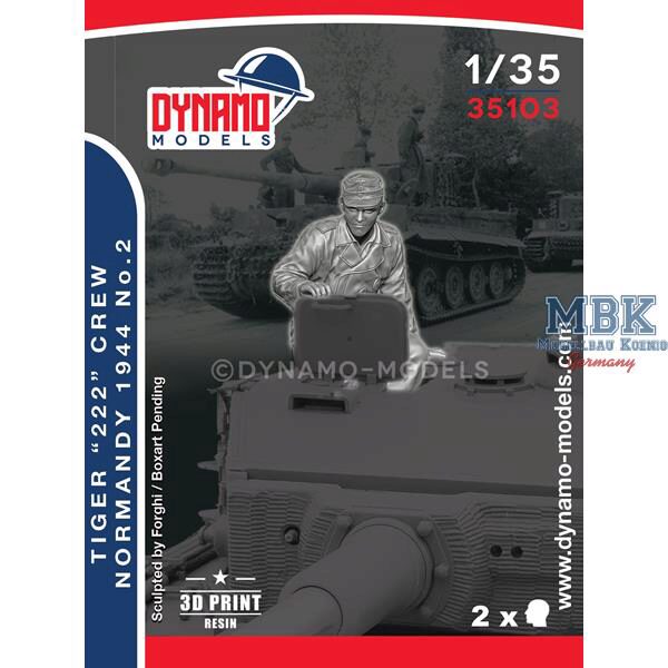 Dynamo Models DYM35103 WSS - Tiger 222 Crew Normandy 1944 No.2