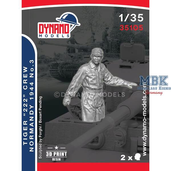 Dynamo Models DYM35105 WSS - Tiger 222 Commander Normandy 1944 No.3