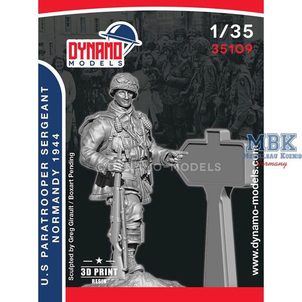 Dynamo Models DYM35109 U.S Paratrooper Sergeant Pointing Dir. Normandy 44