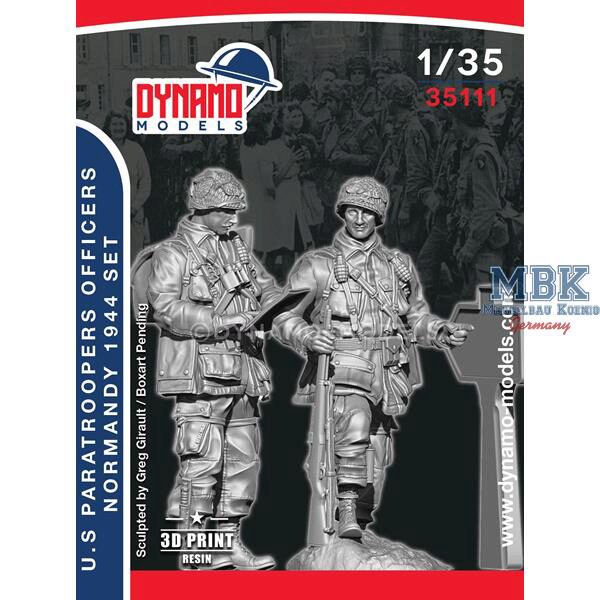 Dynamo Models DYM35111 U.S Paratrooper Officers Normandy 44 Set