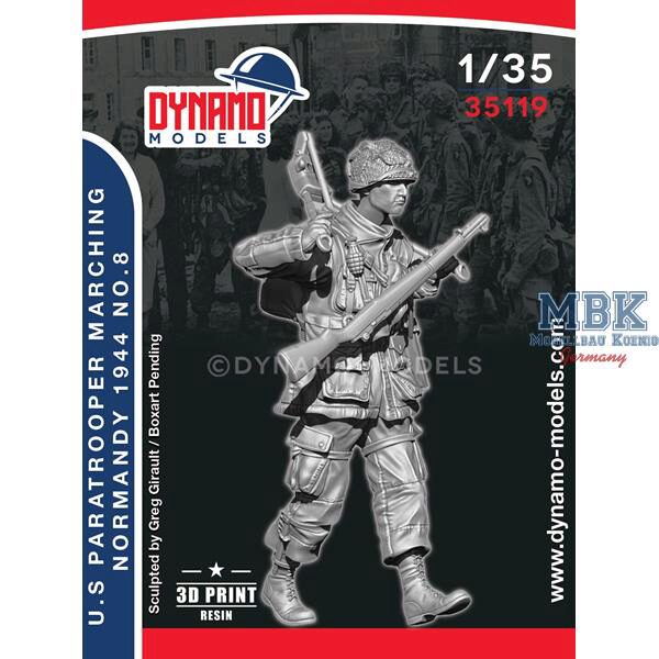 Dynamo Models DYM35119 U.S Paratrooper MG tripod Marchg. Normandy 44-No.8