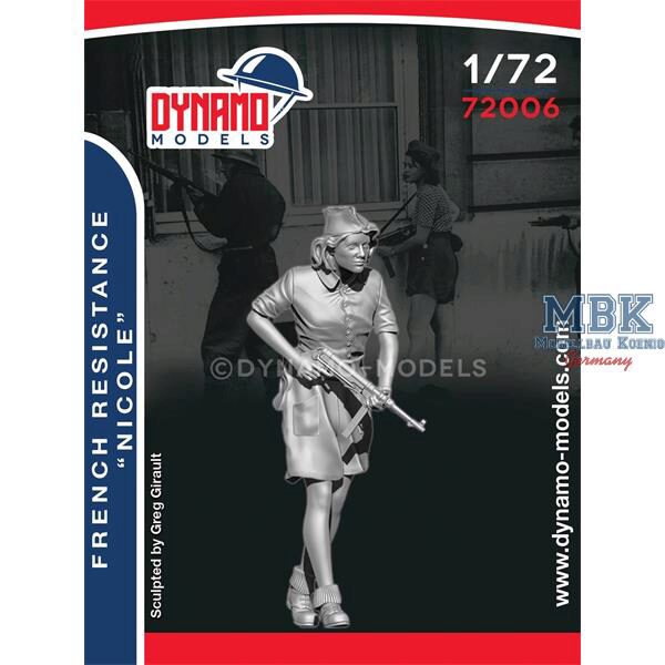 Dynamo Models DYM72006 French Resistance Set - Nicole 1:72