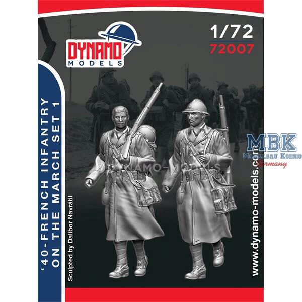 Dynamo Models DYM72007 French Infantry On The March - 1 - 1:72