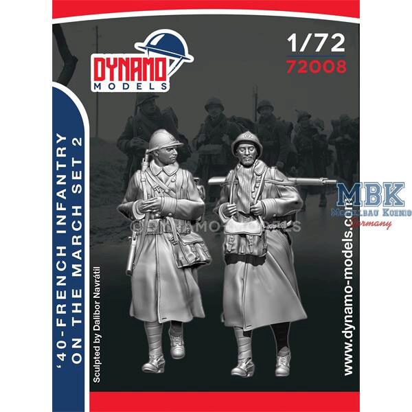 Dynamo Models DYM72008 French Infantry On The March - 2 - 1:72