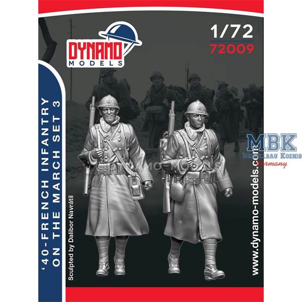 Dynamo Models DYM72009 French Infantry On The March - 3 - 1:72