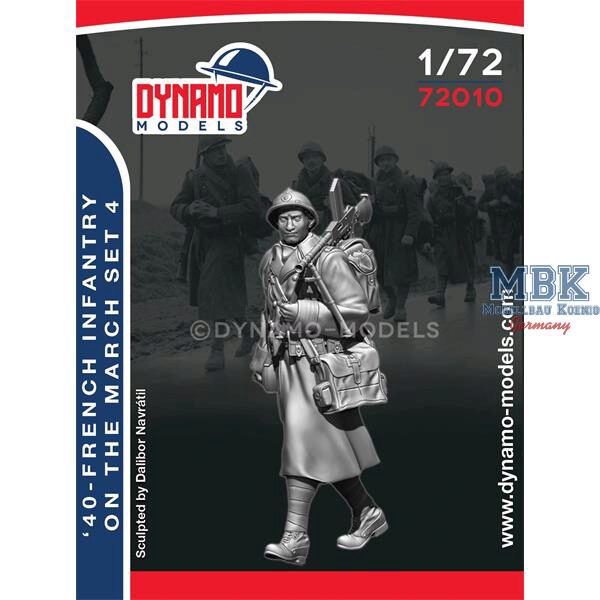 Dynamo Models DYM72010 French Infantry On The March - 4 - 1:72