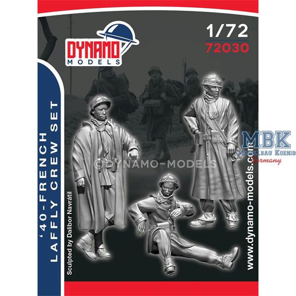 Dynamo Models DYM72030 ’40 – French Laffly Crew Set 1:72