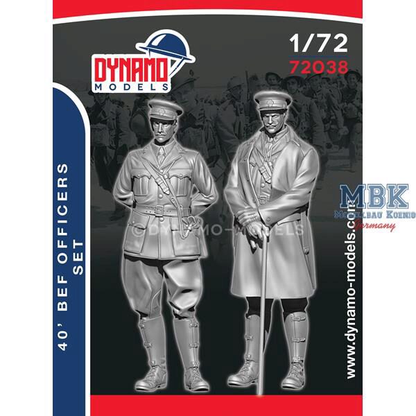 Dynamo Models DYM72038 40’ BEF Officer Set