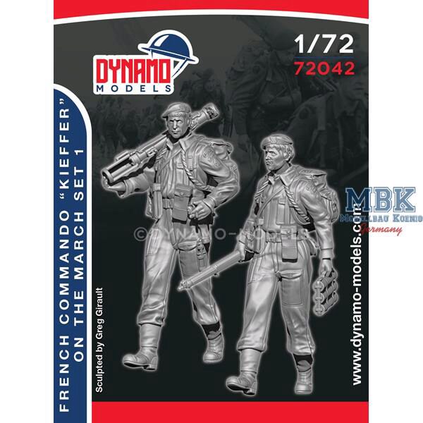 Dynamo Models DYM72042 French Commando Kieffer Marching - Set 1