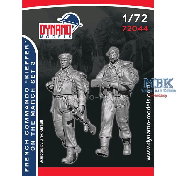 Dynamo Models DYM72044 French Commando Kieffer Marching - Set 3