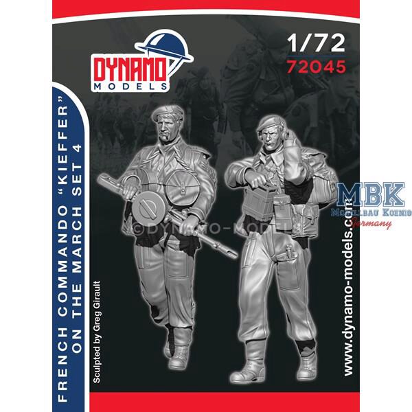 Dynamo Models DYM72045 French Commando Kieffer Marching - Set 4