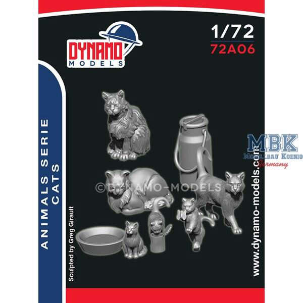 Dynamo Models DYM72A06 Animal Serie - Cats Family