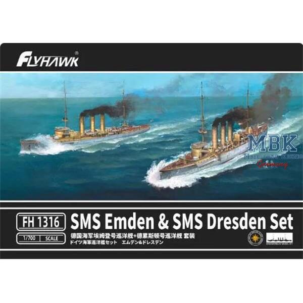 FLYHAWK FH1316 SMS Emden & SMS Dresden Set