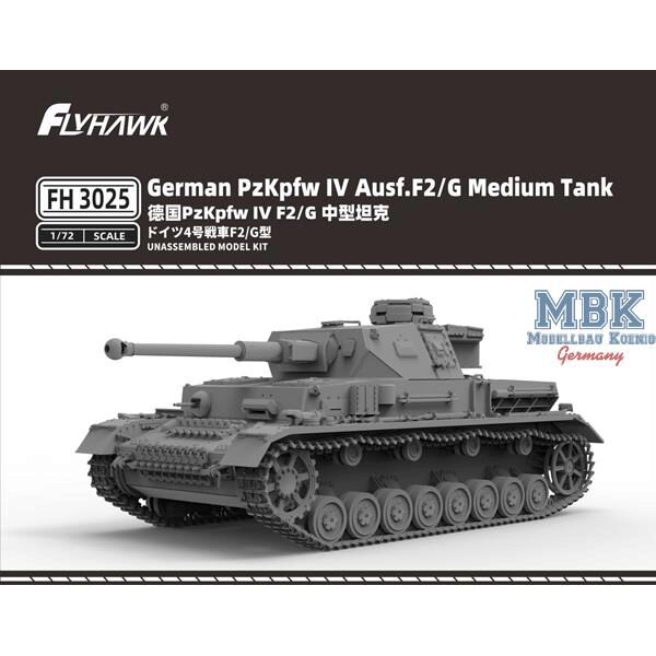 FLYHAWK FH3025 German Pzkpfw IV Ausf.F2/G Medium Tank