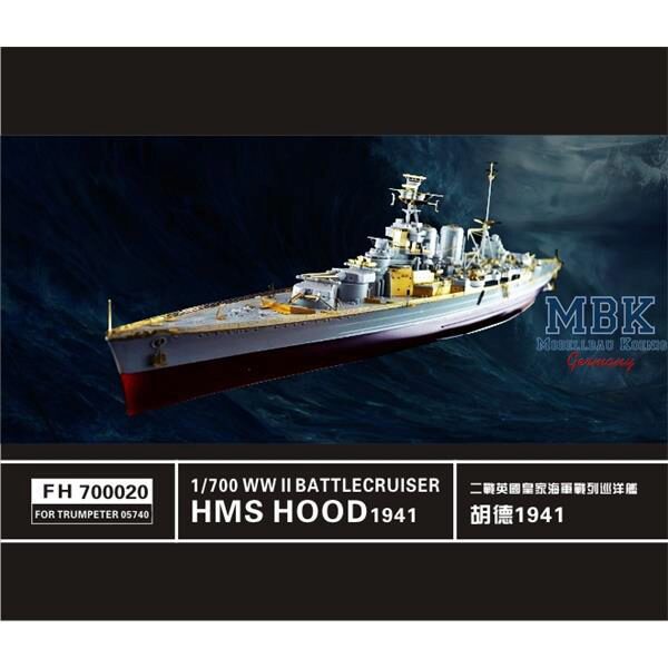 FLYHAWK FH700020 Battle Cruiser HMS Hood 1941(For Trumpeter 05740)