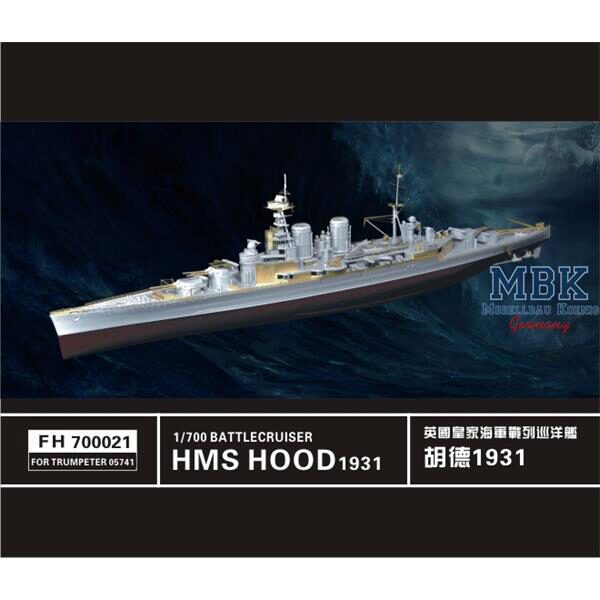 FLYHAWK FH700021 Battle Cruiser HMS Hood 1931(For Trumpeter05741)