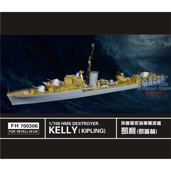 FLYHAWK FH700306 HMS Kelly Destroyer(For Revell 05120)