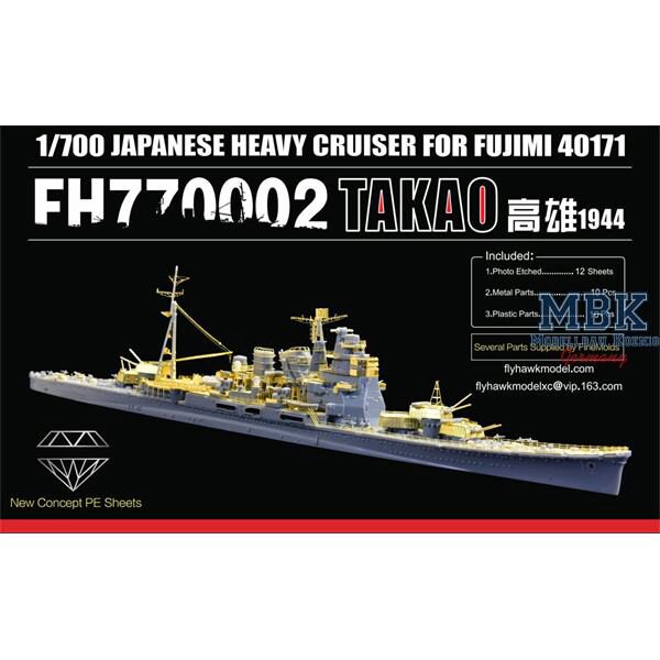 FLYHAWK FH770002 IJN Cruiser Takao PE Sheet (Fuj40171)