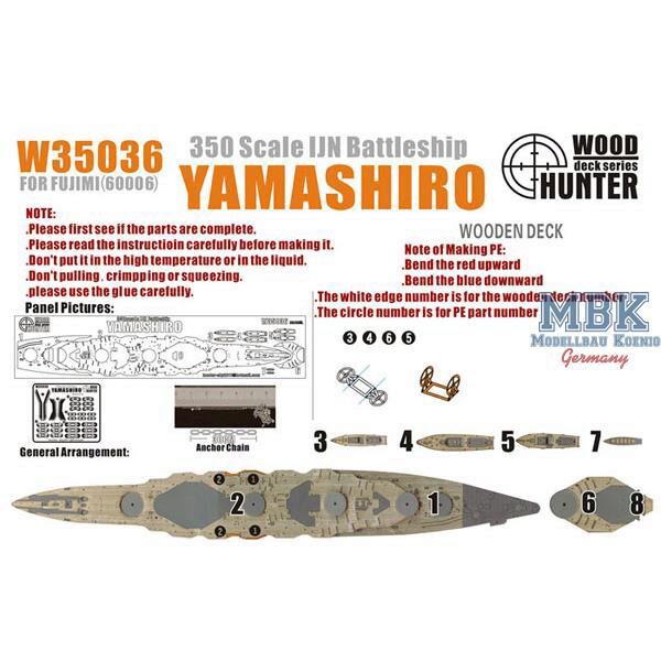 FLYHAWK FHW35036 WWII IJN Battleship Yamashiro